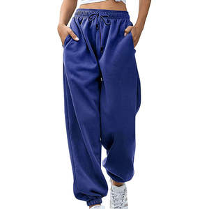 Pantalon baggy élégant pour femmes pantalon taille haute à jambe large coupe ample Streetwear mode décontractée - Product Image 2