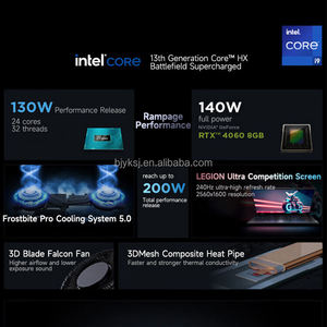 Ordinateur portable en vente chaude L e n o v o L e g i o n Y9000P I n t el Core I9-13900HX 32 Go 1 To 8G-RTX4060 16 pouces 240Hz Ordinateur portable de jeu - Product Image 3