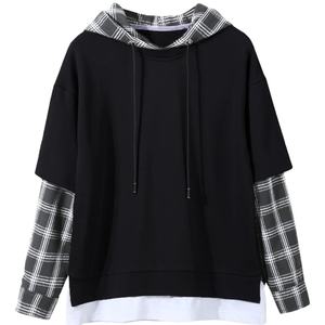 Sweat à capuche surdimensionné délavé à l'acide vintage à la mode pull ample Streetwear personnalisé à manches longues tenue décontracté pour l'hiver 2026 - Product Image 1