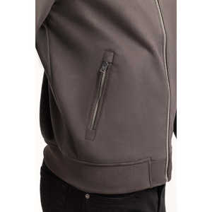 เสื้อแจ็คเก็ตแบบสวมใส่ได้สองด้าน สไตล์วินเทจลำลองสำหรับฤดูใบไม้ร่วง ผลิตจากโพลีเอสเตอร์ รุ่น MN-JKT-WS24-025 ขนาด XS ถึง XL กันน้ำ รับผลิตแบบ ODM - Product Image 1