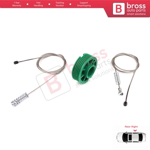 ชุดซ่อมมอเตอร์กระจกไฟฟ้า BWR5210 สำหรับประตูหลังขวา รุ่น A4 S4 RS4 B5 8D 8D2 8D5 ปี 1994-2002 แบบ 4/5 ประตู รหัส 8D0839462 - Product Image 6