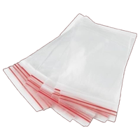 Hochwertige Maßgefertigte Luftdichte Wasserdichte Virgin PE Zip-Lock-Beutel Große Transparente Einzelhandelsverpackung mit Logo für Kaugummi, Gelee, Tierfutter