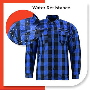 Mejor diseño de alta calidad personalizado Kavlar camisas motocicleta montar a cuadros franela Karval camisas para hombres - Product Image 4