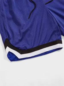 Top venta de los hombres de verano gimnasio cordón pantalones cortos de alta calidad de malla transpirable pantalones cortos de correr de marca personalizada - Product Image 5