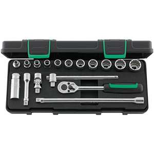 ชุดประแจบล็อกเหลี่ยมสี่เหลี่ยมจตุรัส Stahlwille ขนาด 3/8 นิ้ว ชุด 17 ชิ้น - Product Image 1