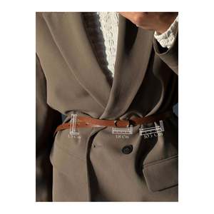 เข็มขัดทองรูปไข่แบบนำเข้า เข็มขัดเสื้อ กางเกง แจ็คเก็ต - TABA - Product Image 1