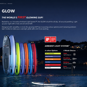 Tabla de <span class=keywords><strong>SUP</strong></span> Inflable AQUA MARINA GLOW 2026, Material de PVC, Capacidad de 170 <span class=keywords><strong>kg</strong></span>, Ecológica, para Surf, Deportes Acuáticos, Bote, Balsa - Product Image 5