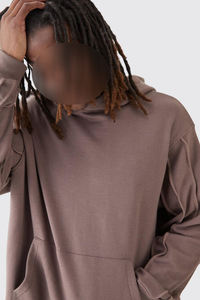 Sweat-shirts en coton décontractés d'hiver de haute qualité pour hommes et femmes, logo personnalisé unique, sweat-shirts épais en tricot, écologiques, surdimensionnés - Product Image 5