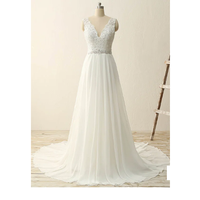 Nouvelle Arrivée Robe de Mariée de Luxe Longue en Dentelle à Imprimé Floral avec Logo Personnalisé 100% Contrôlée Qualité (QC) Grandes Tailles