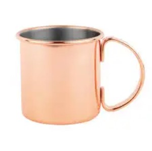 Vente en gros de tasses en cuivre martelé personnalisées Capacité de 12oz Matériau en cuivre pur avec poignée en laiton poli But multiple pour boissons - Product Image 2