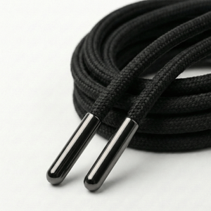 Custom Logo Coated Drawcord Eco-Friendly High Tenacity <b>Braided</b> 3 Strand Twisted <b>Cord</b> for Garment Hoodie - Product Image 5