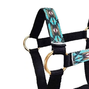Diseñe su propio logotipo Color personalizado Estilo de silla de montar occidental Cabestro de caballo Seguridad de alta calidad Fizzan suave Halter internacional - Product Image 5