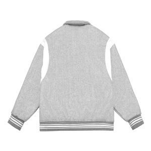 Vestes en cuir en gros 2025, logo personnalisé, veste en PU pour homme, coupe ajustée, col montant, logo sur le devant, veste bomber rembourrée pour homme - Product Image 1