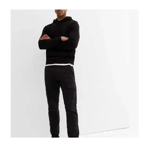 Factory Wholesale Men's Casual Pullover Hoodie 100% Cotton Customizable Embossed Printing Regular Fit <b>for</b> Winter Season - Product Image 2