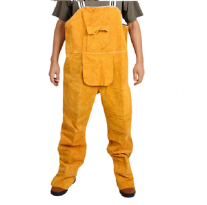 Ropa DE TRABAJO Industrial de alta calidad, pantalón de soldadura de cuero protector aéreo informal para seguridad, seguridad de calidad de nueva versión - Product Image 1