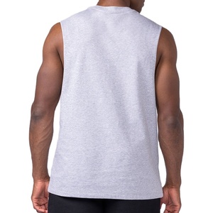 Chaleco Deportivo Personalizable con Corte Atlético, Color Sólido, Logotipo Personalizado con Serigrafía, Camiseta sin Mangas para Fisicoculturismo - Product Image 3