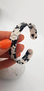 Venta caliente Vintage Color caramelo geométrico cuadrado moda brazalete Unisex personalizado Irregular facetado pulseras brazaletes JAVED - Product Image 2