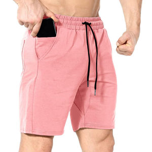 2024 pantalones cortos de gimnasio para hombre con logotipo personalizado de secado rápido, ropa de entrenamiento medio, estilo informal, pantalones cortos de Fitness más vendidos - Product Image 1