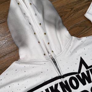 Sudadera con Capucha y Cremallera de Corte Regular, Suave y Cómoda, 100% Algodón, para Hombre, Invierno, Lisa, Estilo Vintage, MOQ Bajo, Nueva Llegada - Product Image 6