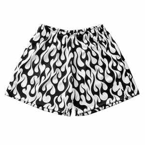 Short en maille polyester 100% pour homme, confortable, avec ceinture élastique, imprimé graphique personnalisé par sublimation, meilleur short de style urbain - Product Image 5