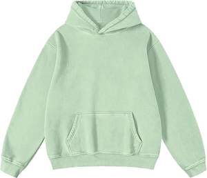 Sweat à capuche délavé à l'acide surdimensionné pour hommes et femmes sweats à capuche mode poids lourd athlétique hauts vintage streetwear unisexe - Product Image 1