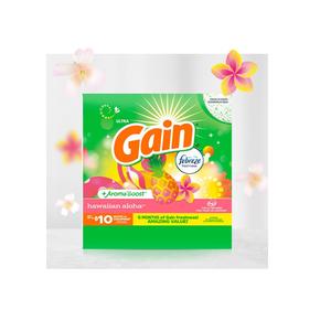 Detergente de lavandería en polvo Gain para lavadoras regulares y HE Aroma original - Product Image 3