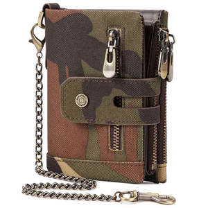 Portefeuille unisexe de qualité avec fermeture à fermoir Doublure en nylon Oxford durable Design portable et tendance - Product Image 1