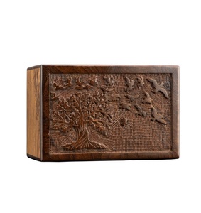 Handmade Rosewood <b>Urn</b> for cat and dog <b>Ashes</b> Tree of Life Wooden Box <b>Urns</b> for Cremation <b>Pet</b> <b>Urns</b> for Dogs <b>Ashes</b> <b>Urn</b> for <b>Ashes</b> - Product Image 1