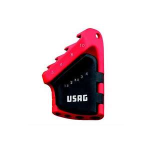 Porte-clés hexagonaux en plastique Usag vides - Product Image 1