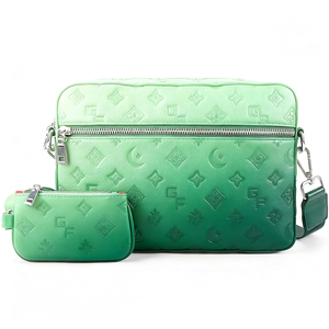 Nuevo bolso cruzado de un solo hombro tejido informal PU hombres de negocios mensajero bolso de pecho venta al por mayor hombres bolsos de mano - Product Image 2