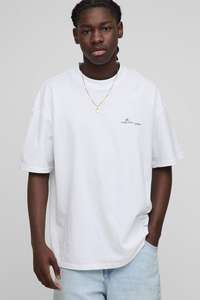 เสื้อยืดโอเวอร์ไซส์ทรงสตรีทแวร์สำหรับผู้ชาย ลายพิมพ์ DTG แบบถัก 100% ผ้าฝ้าย 240GSM คุณภาพพรีเมียม ปรับแต่งได้ เป็นมิตรกับสิ่งแวดล้อม - Product Image 2