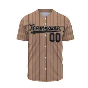 Uniformes de béisbol de sublimación personalizados de alta calidad Camisetas de béisbol de poliéster unisex con logotipo personalizado para adultos - Product Image 5