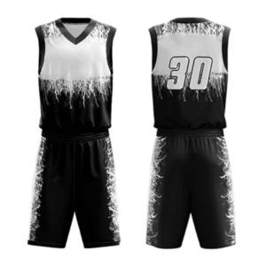 Ensemble de maillot de basket-ball pour hommes, léger, à séchage rapide, respirant, maillot et short, vêtements de sport pour l'entraînement, la pratique et les matchs - Product Image 4