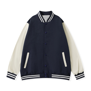 Uniformes de alta calidad Varsity Letterman listos para enviar chaquetas de bombardero de béisbol Unisex con logotipo personalizado al por mayor para estudiantes universitarios - Product Image 4