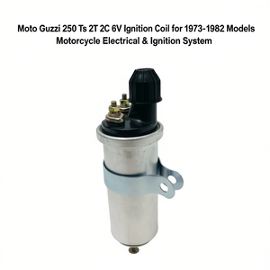 Bobina di Accensione Moto Guzzi 250 Ts 2T 2C 6V per Modelli 1973-1982, Sistema Elettrico e di Accensione per Motociclette - Product Image 2