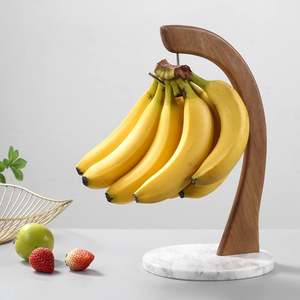 Support suspendu pour fruits en bois massif personnalisé du meilleur fabricant Vaisselle en bois et métal de haute qualité Fourniture en gros - Product Image 2