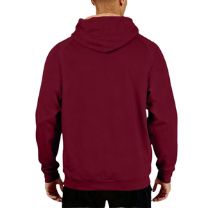 High Quality Custom Logo Lightweight Men's Hoodie Pullover Quick Dry Breathable Cotton <b>Blended</b> Hoodies For Men - Product Image 2