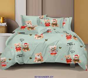 Collection Kinder Joy | Drap de lit King Size en coton extra doux Fun Jaipur Print pour chambre d'enfant - Product Image 1
