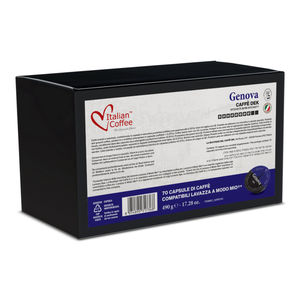 70 Cápsulas de Café Italiano Genova Descafeinado compatibles con Lavazza A Modo Mio* - Product Image 1