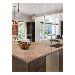 ท็อปเคาน์เตอร์หินแกรนิตสีชมพูเคลือบเงาทันสมัยของตกแต่งบ้านสุดหรู - Product Image 4