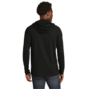 เสื้อฮู้ดผู้ชายผ้าโพลีเอสเตอร์, ผ้าฝ้ายโพลีเอสเตอร์แบบสวมหัวมีฮู้ดน้ำหนักเบา - Product Image 3