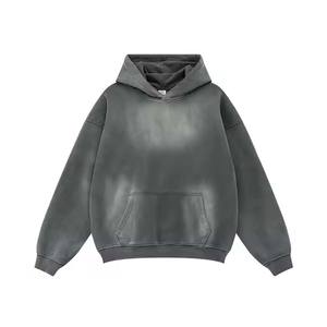 Venta al por mayor de calidad Puff Impresión de peso pesado de algodón sudaderas con capucha de los hombres sudaderas ropa - Product Image 3