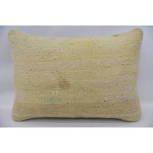 หมอนขนสัตว์สีเบจ Kantha Patchwork, 16X24นิ้ว, รูปแบบทอ - Product Image 1