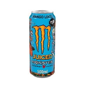 Monster Mango Loco 500ml. Conservar en un lugar fresco y seco, alejado de la luz solar directa. Vida útil de 24 meses para inventario a largo plazo. - Product Image 1