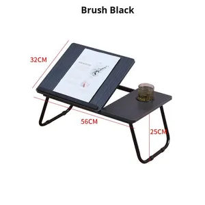 Escritorio plegable para ordenador portátil de altura ajustable, mesa de madera pequeña de cinco niveles para estudiantes, para dormitorios, oficina, estudio de ventana de Bahía - Product Image 6