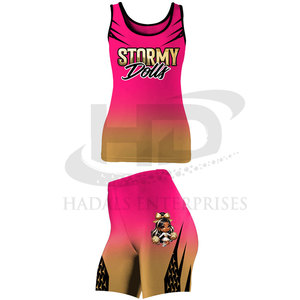 ชุดเชียร์ลีดเดอร์สีพื้นชุดเชียร์ลีดเดอร์สไตล์ใหม่ชุดเชียร์ลีดเดอร์ - Product Image 4