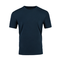 Camiseta de Manga Corta para Hombre, Etiqueta Privada, 180g, Poliéster/Algodón, Jersey con Estampado de Silicona 3D, Secado Rápido, Transpirable, Corte Regular