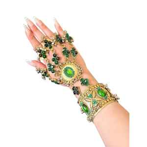 Conjuntos de Joyería Tradicional Afgana para Mujer, Estilo Antiguo Oxidado, con Perlas y Circonitas, Bordado de Alta Calidad para Fiestas - Product Image 4