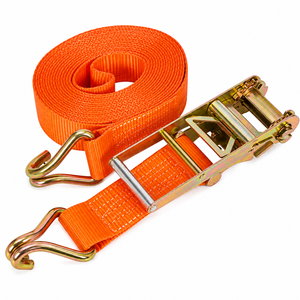 Industrial <b>Cargo</b> Handling Ratchet Tie Down Strap 100mm 10000kg Polyester High Tensile for Load Securing OEM Factory Service - Product Image 1