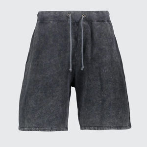 Men's High Street Style Acid Wash Casual <b>Shorts</b> Quick Dry & Active Wear OEM Service Available Quality Solid Color <b>Cheap</b> Price - Product Image 3